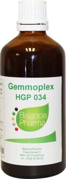 Balance Pharma Balance Pharma HGP034 Gemmoplex Parasitäre Lymphe (100Ml)