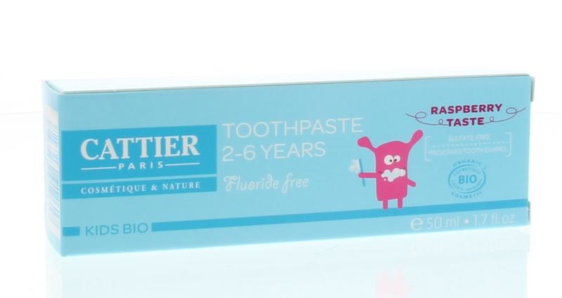 Cattier Cattier Zahnpasta Himbeere 2-6 Jahre (50 Ml)