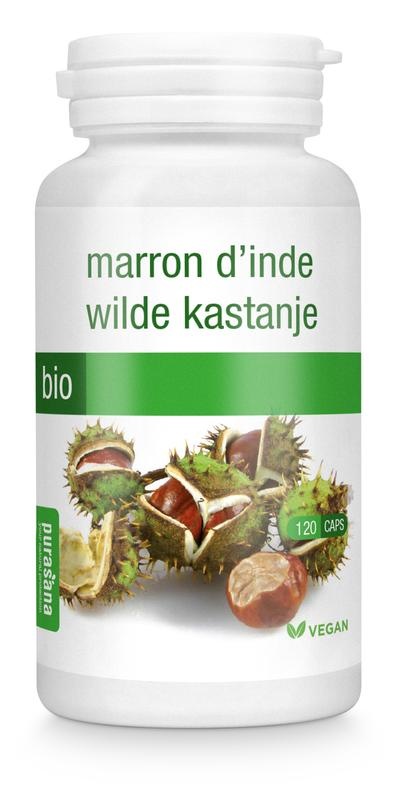 Purasana Purasana Wildkastanie vegan bio (120 vegetarische Kapseln)