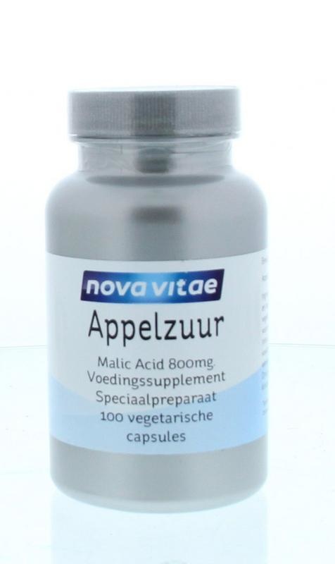 Nova Vitae Nova Vitae Apfelsäure Apfelsäure 800 mg (100 Kapseln)
