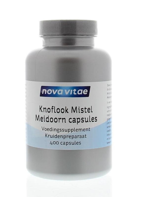Nova Vitae Nova Vitae Knoblauch Mistel Weißdorn (400 Caps)