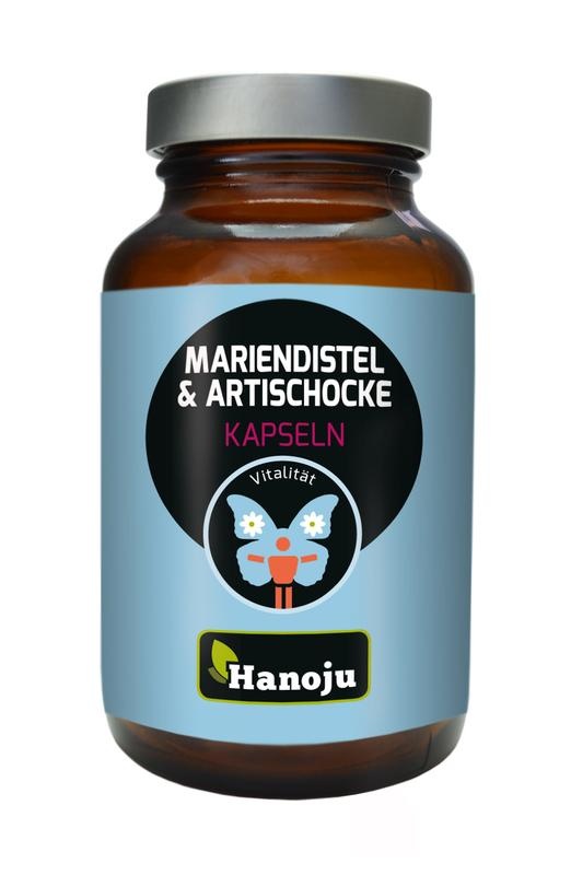 Hanoju Hanoju Artischocke 200mg & Mariendistel 200 (90 Caps)