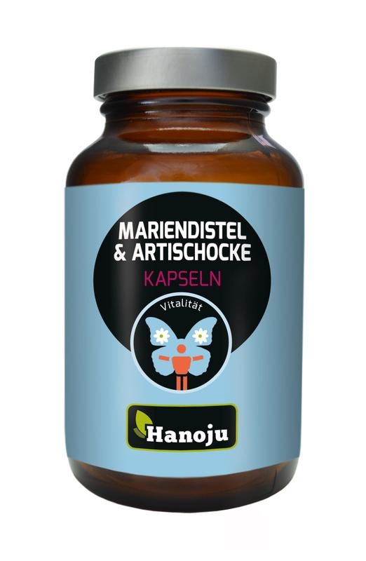 Hanoju Hanoju Artischocke 200mg & Mariendistel 200 (90 Kapseln)