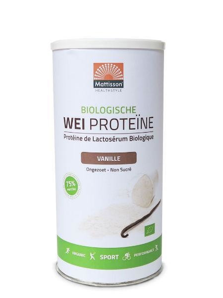 Mattisson Mattisson Whey Whey Protein Vanille 80% Bio (450 gr)