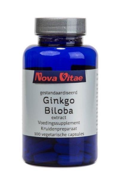 Nova Vitae Nova Vitae Ginkgo-Biloba-Extrakt 120 mg (100 vegetarische Kapseln)