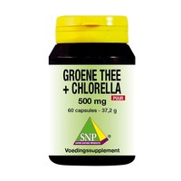 SNP SNP Grüner Tee Chlorella 500mg pur (60 Caps)