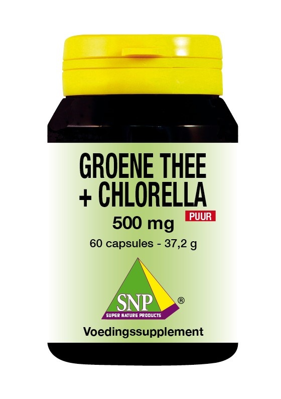 SNP SNP Grüner Tee Chlorella 500mg pur (60 Caps)