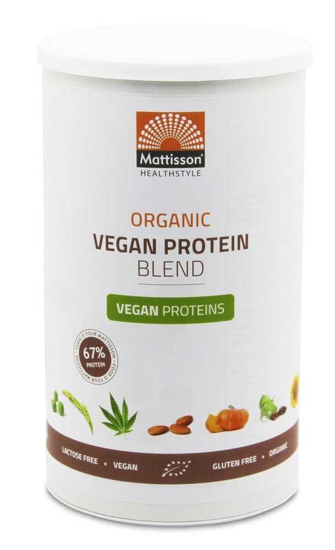 Mattisson Mattisson Organische vegane Proteinmischung 67% biologisch (400 gr)