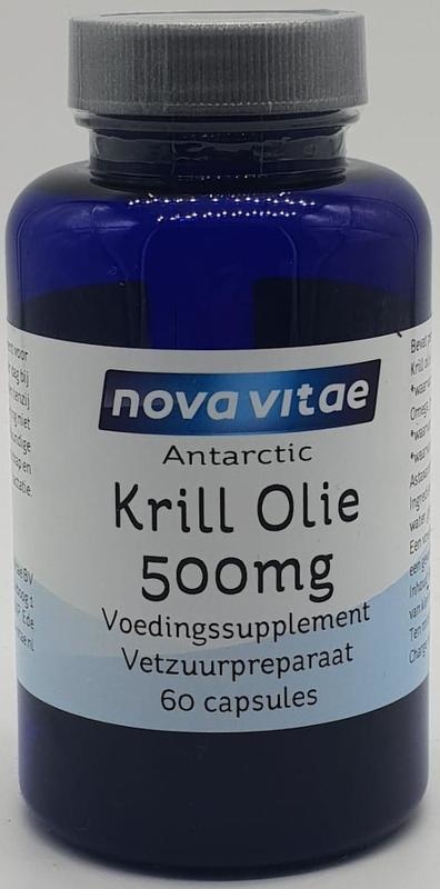 Nova Vitae Nova Vitae Antarktisches Krillöl 500 mg (60 Kapseln)