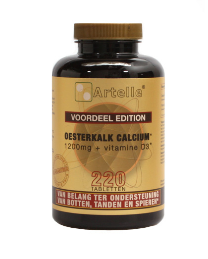 Artelle Artelle Austernlimette 1200 mg, Calcium + Vit D3 (220 Tabletten)