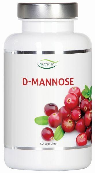 Nutrivian Nutrivian D-Mannose 500 mg (50 Caps)