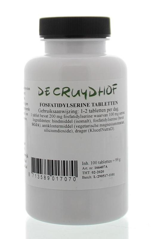 Cruydhof Cruydhof Phosphatidylserin 200 mg (100 Tabletten)