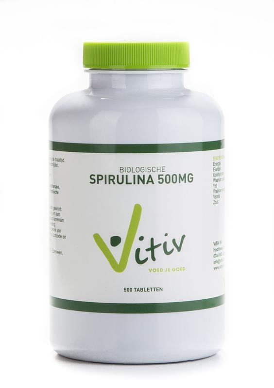 Vitiv Vitiv Spirulina 500 mg Bio (500 Tabletten)