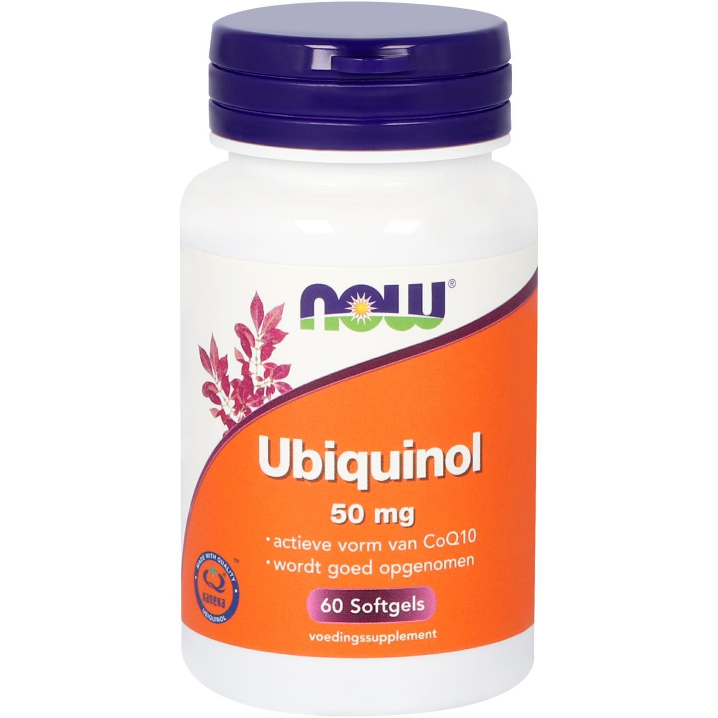 NOW NOW Co-Q10 Ubiquinol 50 mg 60 Kap