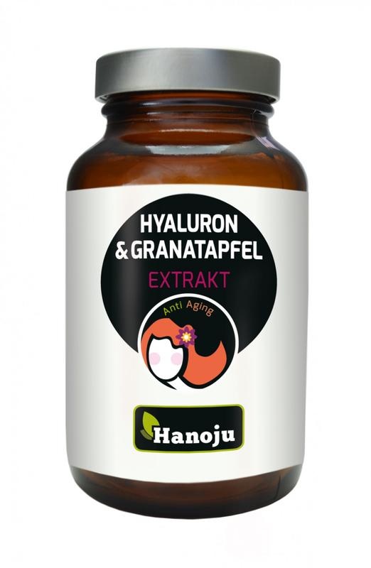 Hanoju Hanoju Hyaluronsäure-Granatapfelextrakt (90 vegetarische Kapseln)