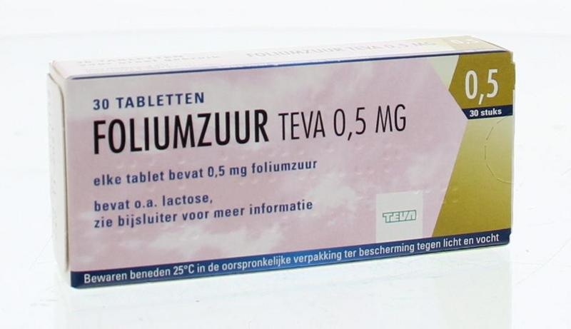 Teva Teva Folsäure 0,5 (30 Tab)