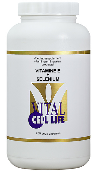 Vital Cell Life Vital Cell Life Vitamin E & Selen (200 Vegetarische Kapseln)