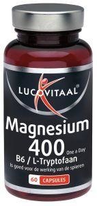 Lucovitaal Lucovitaal Magnesium 400 mit B6 und L-Tryptophan (60 Kapseln)