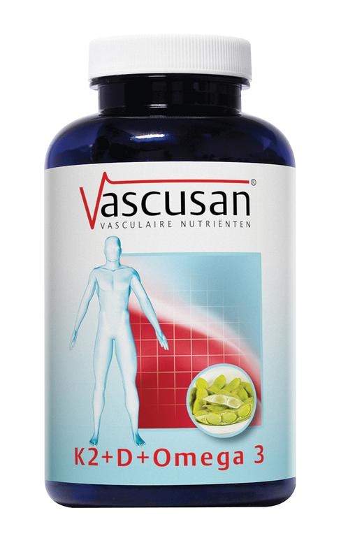Vascusan Vascusan K2 Vitamin D Omega 3 (60 Kapseln)
