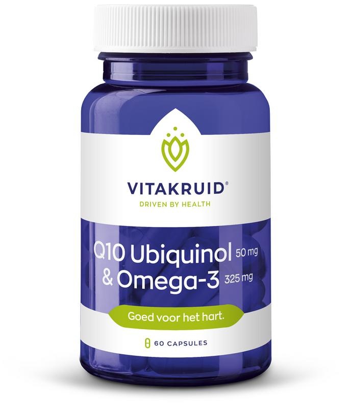 Vitakruid Vitakruid Q10 Ubiquinol 50 mg & Omega-3 325 mg (60 Caps)