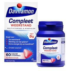 Davitamon Komplette Resistenz Kauvitamine Erdbeere (60 Kautabletten)