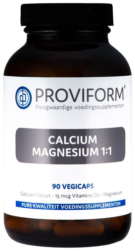 Proviform Proviform Calcium Magnesium 1:1 & D3 (90 Vegetarische Kapseln)