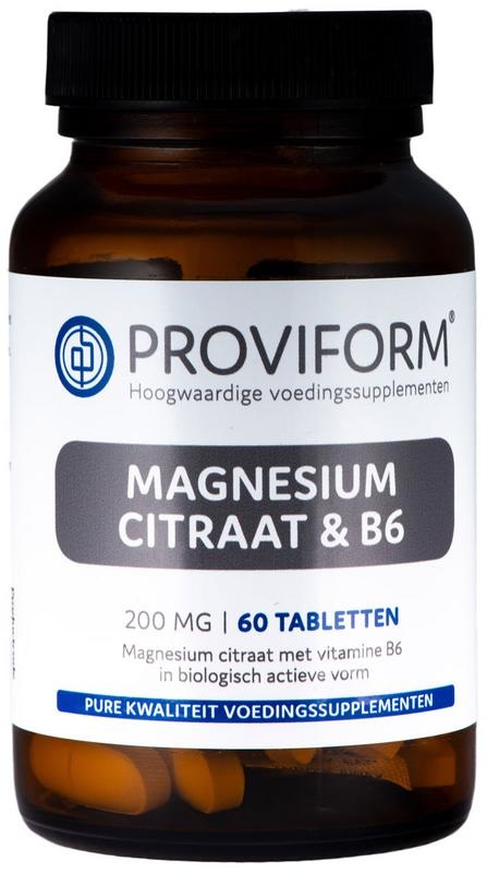 Proviform Proviform Magnesiumcitrat 200mg & B6 (60 Tabletten)