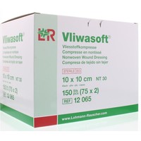 Vliwasoft Vliwasoft Vlieskompresse 10 x 10 cm 4-lagig 75 x 2 Stk. (150 Stk.)