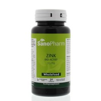 Sanopharm Sanopharm Zink 7,5 mg WholeFood (30 Kapseln)