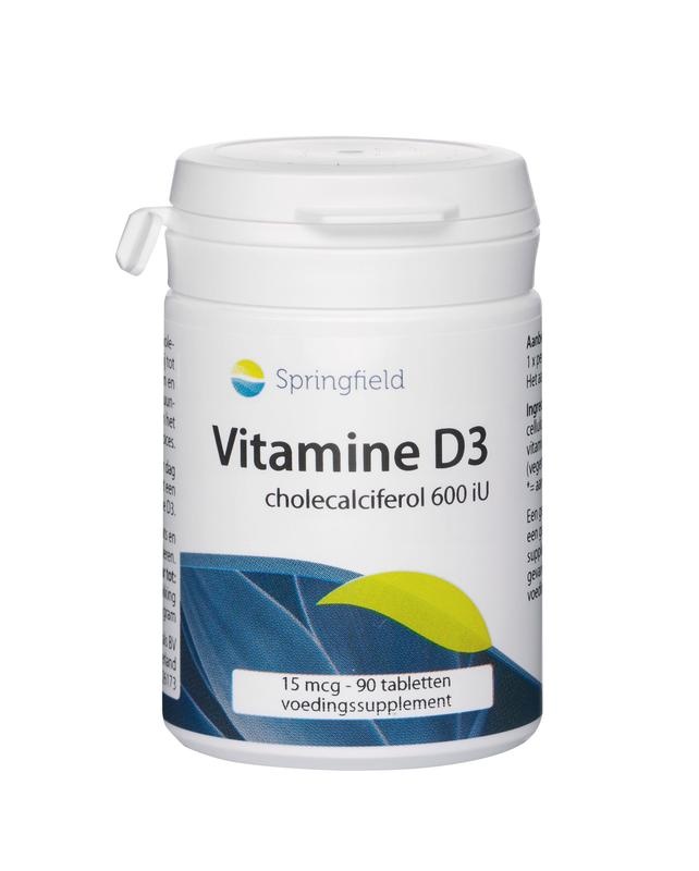 Springfield Springfield Vitamin D3 600 IE (90 Tabletten)