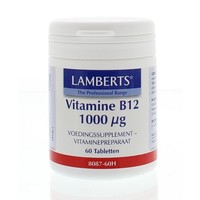 Lamberts Lamberts Vitamin B12 1000 µg (Cyanocobalamin) (60 Tab)