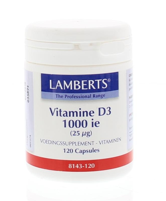 Lamberts Lamberts Vitamin D3 1000 IE 25 µg (120 Caps)