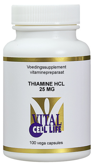 Vital Cell Life Vital Cell Life Thiamin HCL 25 mg (100 Kapseln)