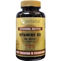 Artelle Artelle Vitamin D3 25 mcg (250 Weichkapseln)