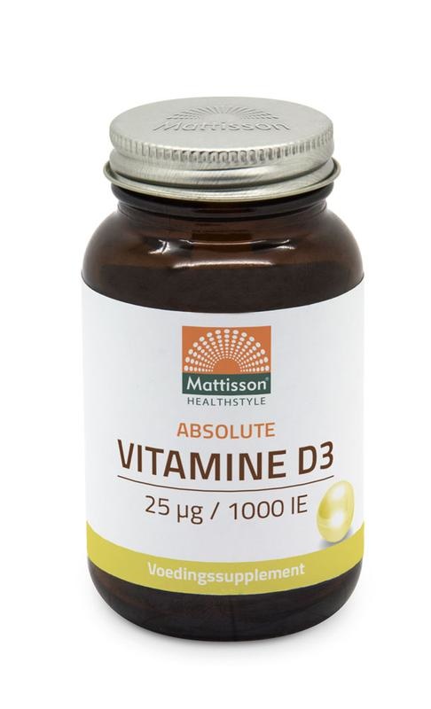 Mattisson Mattisson Absolutes Vitamin D3 25 mcg / 1.000 IE (300 Tabletten)