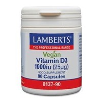 Lamberts Lamberts Vitamin D3 1000IE 25mcg vegan (90 Kapseln)