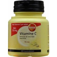 Roter Roter Vitamin C 70 mg Zitrone (200 Kautab)