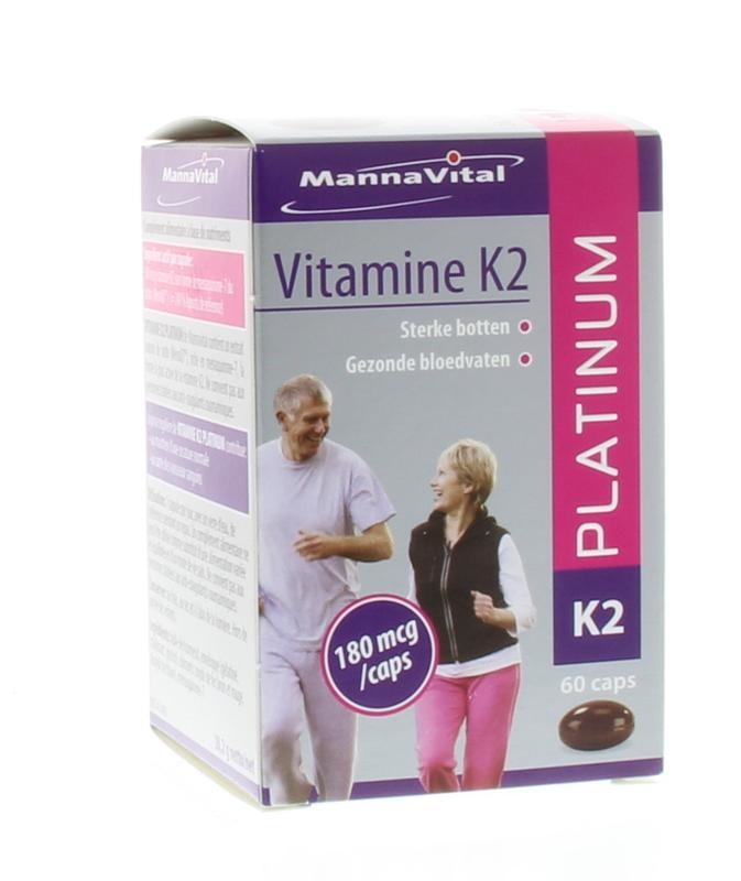 Mannavital Mannavital Vitamin K2 Platin (60 Kapseln)