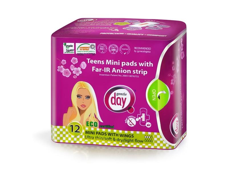 Gentle Day Gentle Day Menstruationsbinden für Teenager (12 Stück)