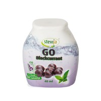 Stevija Stevija Stevia Limonadensirup Go Schwarze Johannisbeere (40 Ml)
