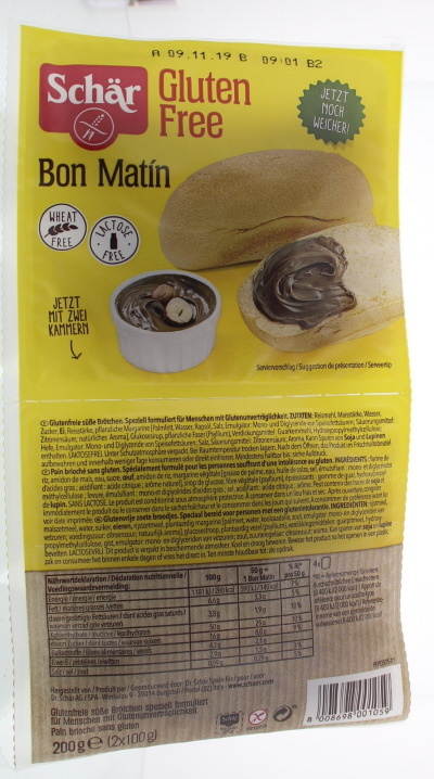 Dr Schar Dr Schar Bon Matin süße Brötchen (200 gr)