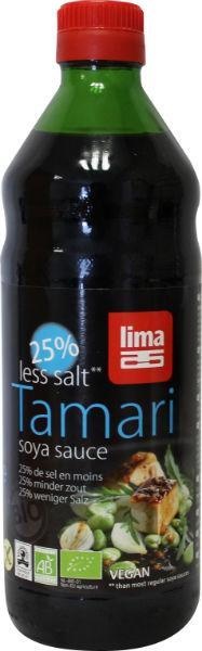 Lima Lima Tamari 25% weniger Salz Bio (500 ml)