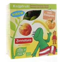 Zonnatura Zonnatura Gepresste Frucht Banane/Kürbis/Pfirsich bio (4 Stück)