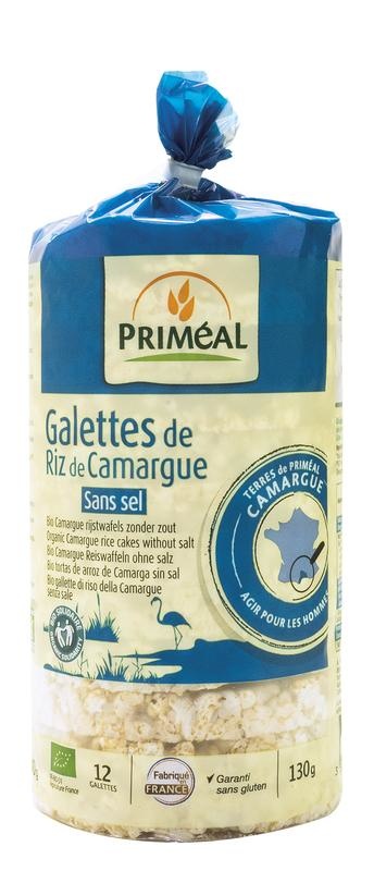 Primeal Primeal Reiskuchen Camargue ohne Salz Bio (130 gr)