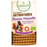 Bisson Bisson Haselnuss-/Rosinen-Shortbread authentisch bio (175 gr)