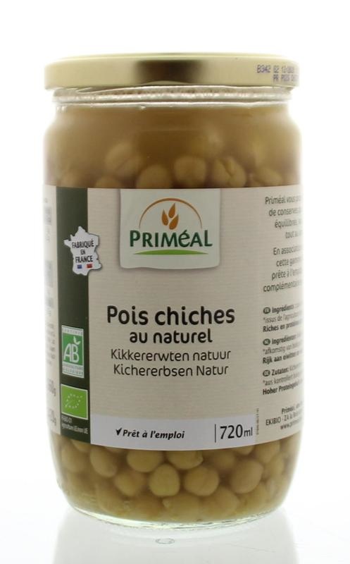 Primeal Kichererbsen konserviert biologisch (660 gr)