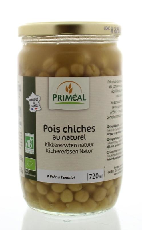 Primeal Primeal Kichererbsen konserviert biologisch (660 gr)