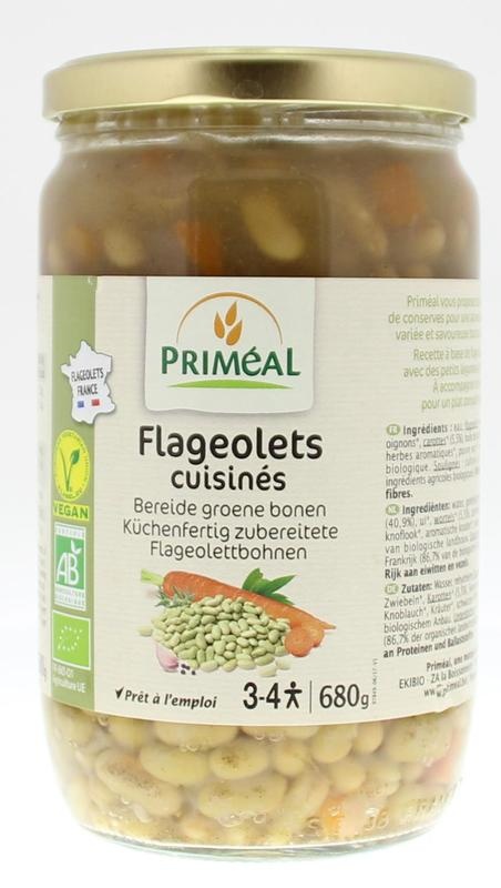 Primeal Primeal Zubereitete grüne Bohnen Bio (680 gr)