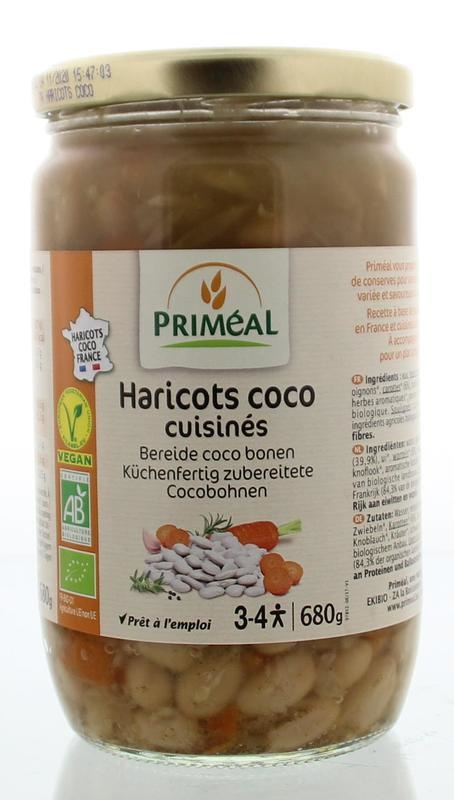 Primeal Primeal Zubereitete weiße Kokosbohnen Bio (680 gr)
