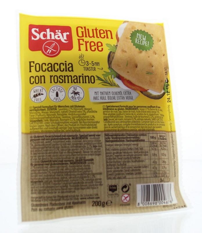 Dr Schar Dr Schar Focaccia (200 gr)